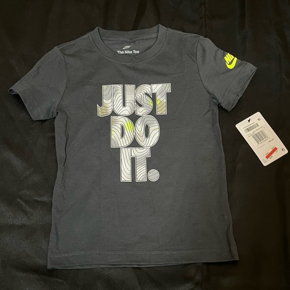 Nike Kids Gray Just Do It T-Shirt